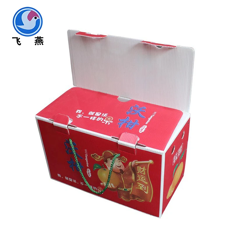 Fruit turnover box: environmentally amica packaging adjuvat promote viridi progressionem in recens cibum industria